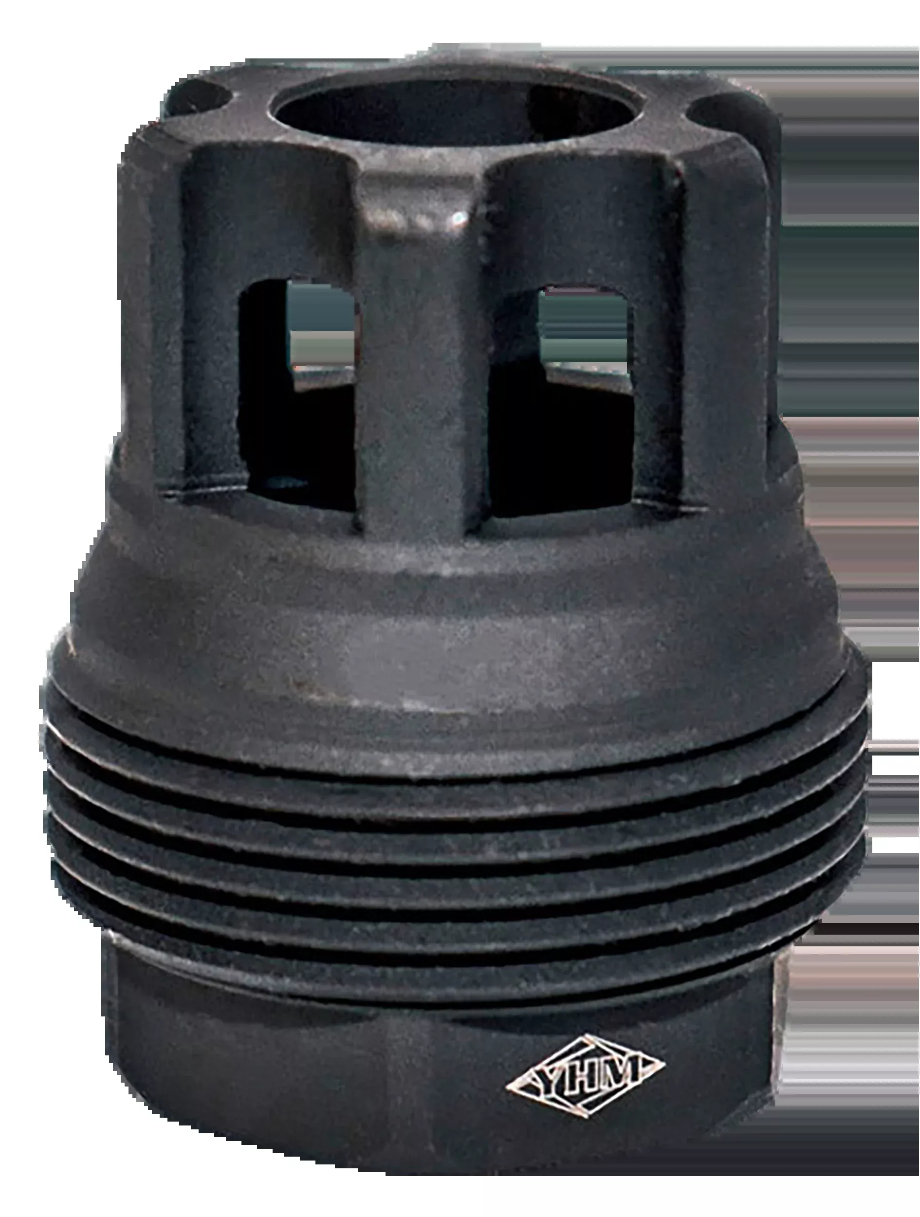 Yhm Muzzle Brake 1/2-28 Black