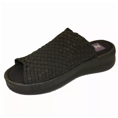 ZEE ALEXIS Women's AVA Black Metallic Sandals (AVA001)