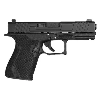 ZRO Delta 755000329990 FKS-9 Standard 9mm Luger 15+1 4″ Black Nitride Match Grade Barrel, Black Nitride Serrated Slide, Polymer Frame w/Accessory Rail, Black Polymer Grip